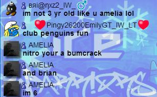 Big dif between 3 and 6. Nice joke though Amelia. We all know you are 13.