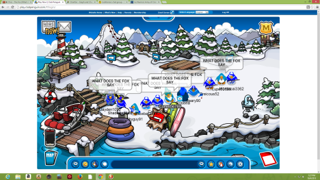 We were singing a very catchy song!