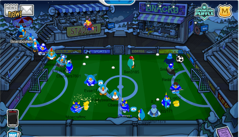 First formation at Stadium