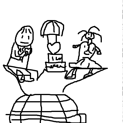 Tes and Jo's wedding cake, made by the talented Nickle37915!